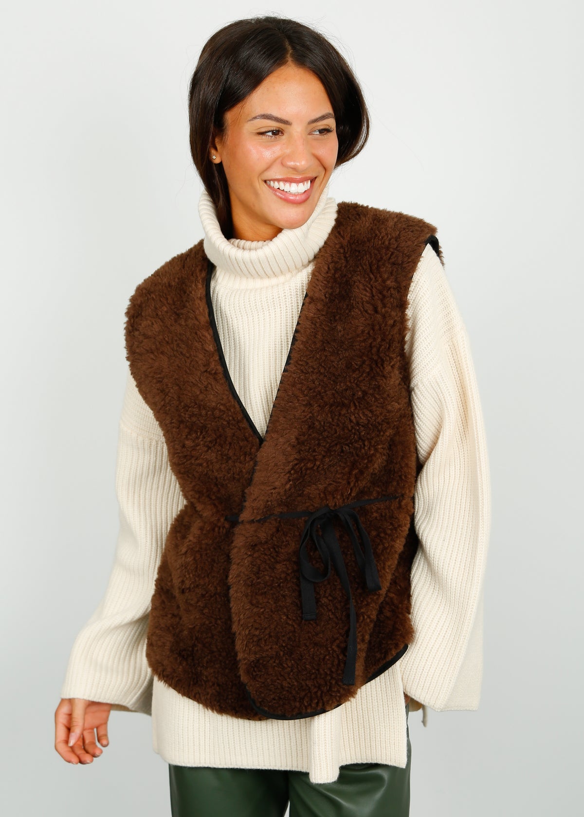 L&H Vamos Gilet in Brown