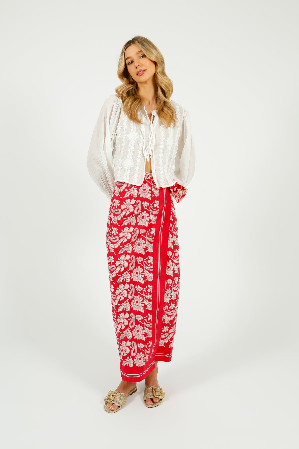 MAISON H Marina Skirt in Tabasco