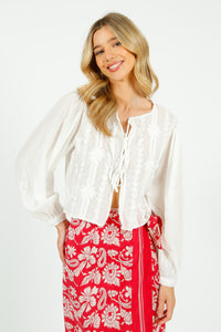 You added <b><u>MAISON H Ludovica Blouse in Pearl</u></b> to your cart.