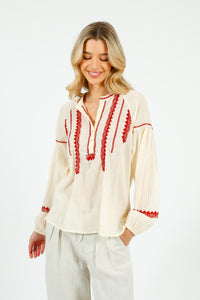 You added <b><u>MAISON H Irina Blouse in Bell Pepper</u></b> to your cart.