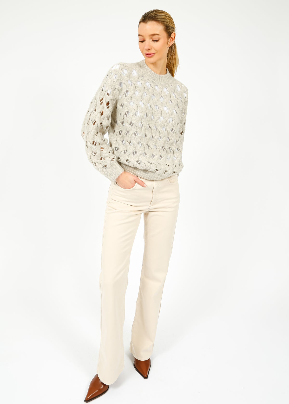 IM Aurelia Pullover in Sand