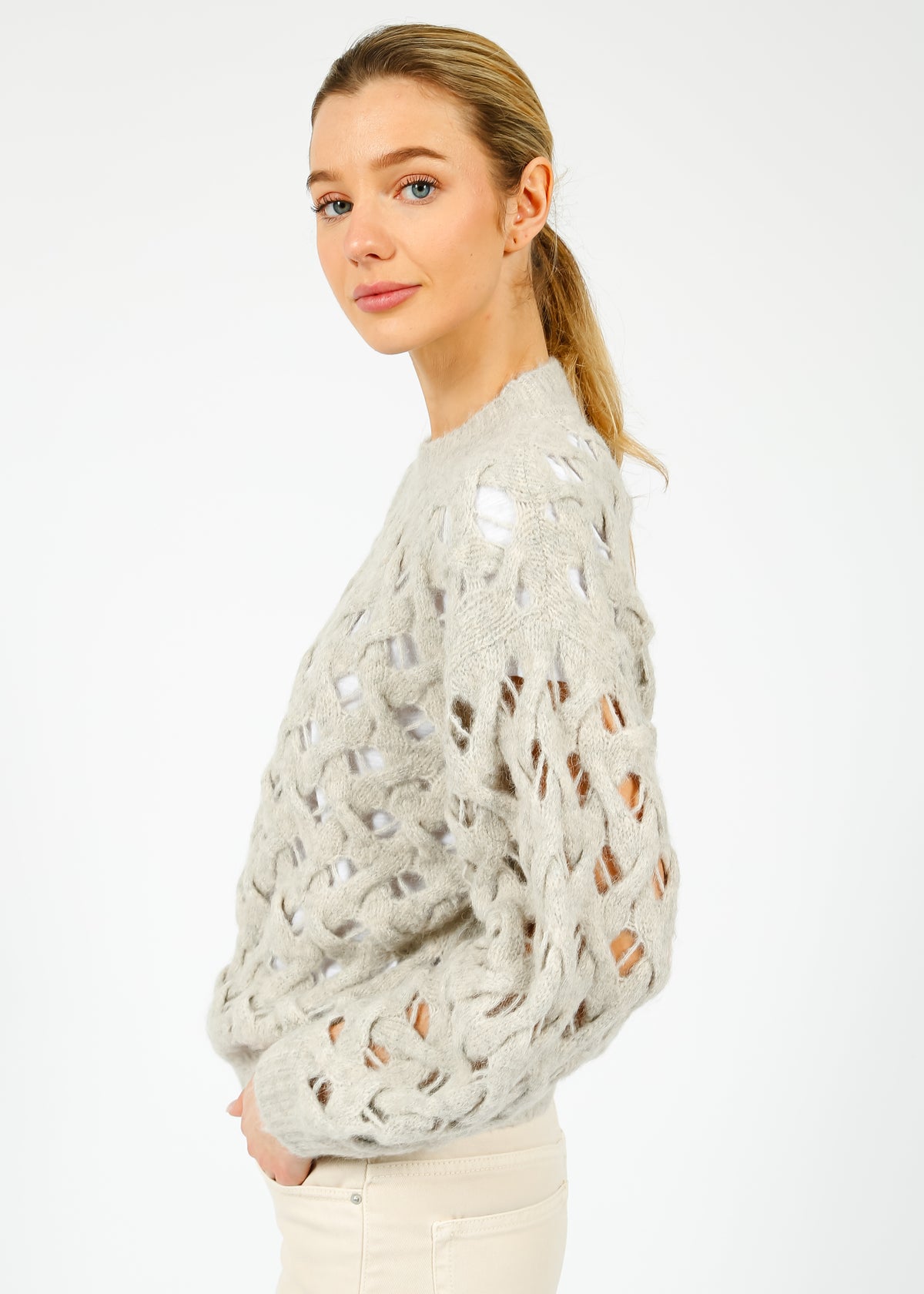 IM Aurelia Pullover in Sand