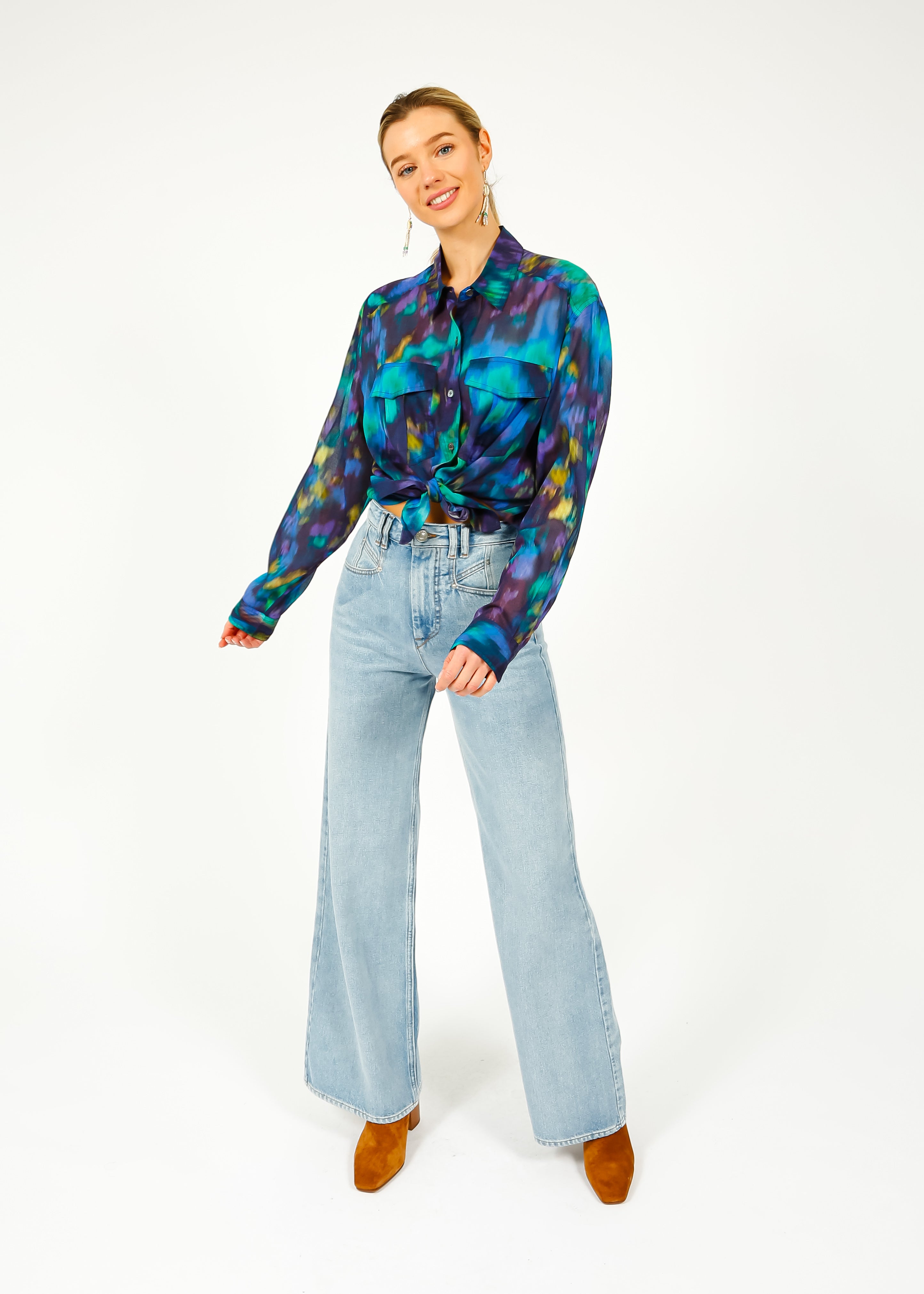 IM Lemony Pants in Ice Blue