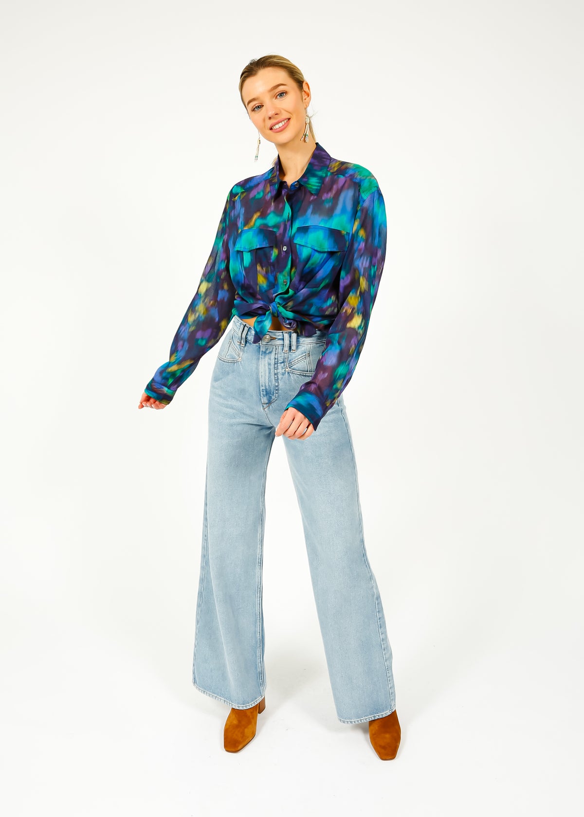 IM Lemony Pants in Ice Blue
