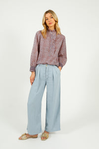 You added <b><u>MAISON H Marisa Linen Pant in Sky</u></b> to your cart.
