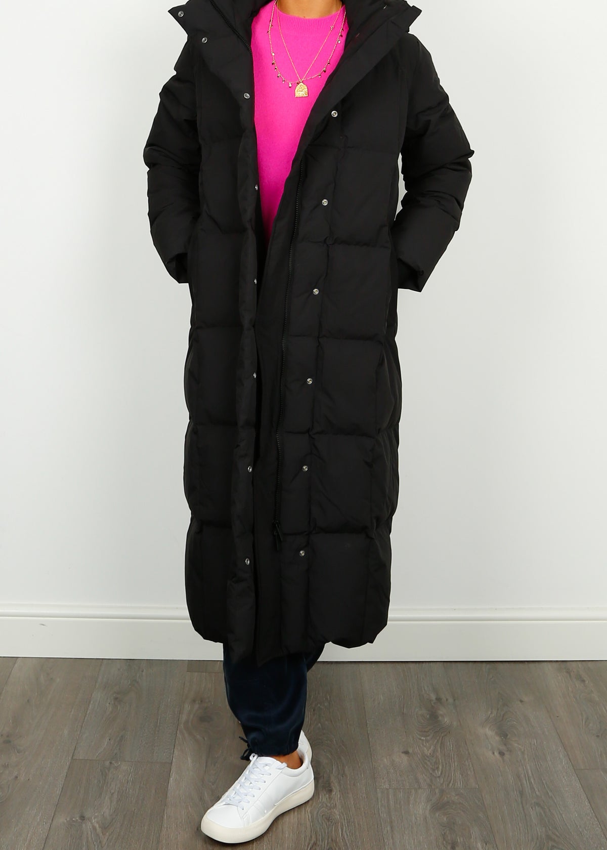 SLF Nita Redown Coat in Black