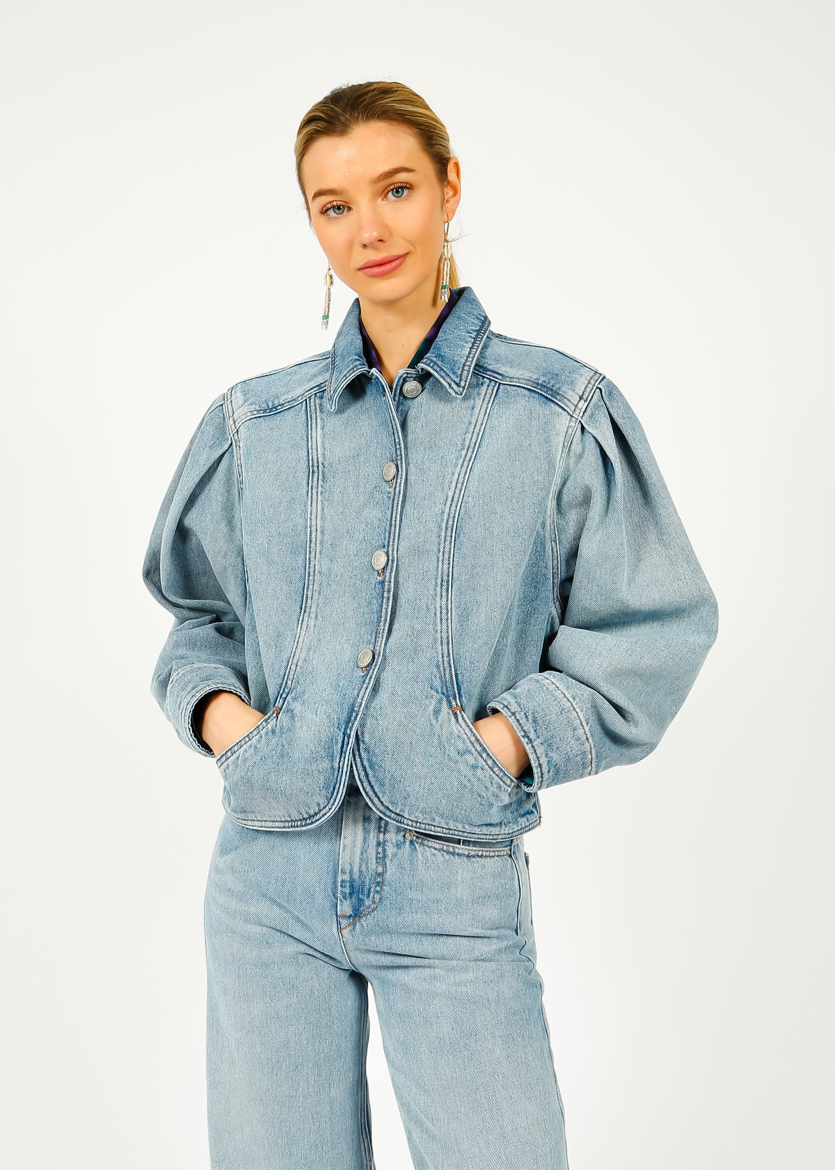 IM Valette Jacket in Ice Blue