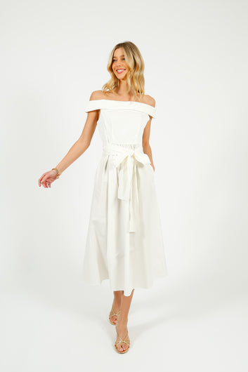 MM Prosit Dress in White