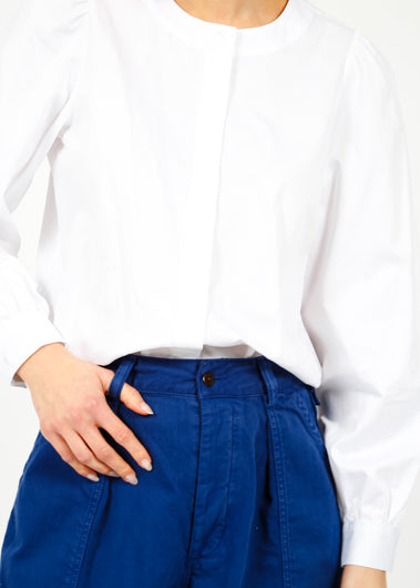 SLF Lianne Cotton Shirt in White