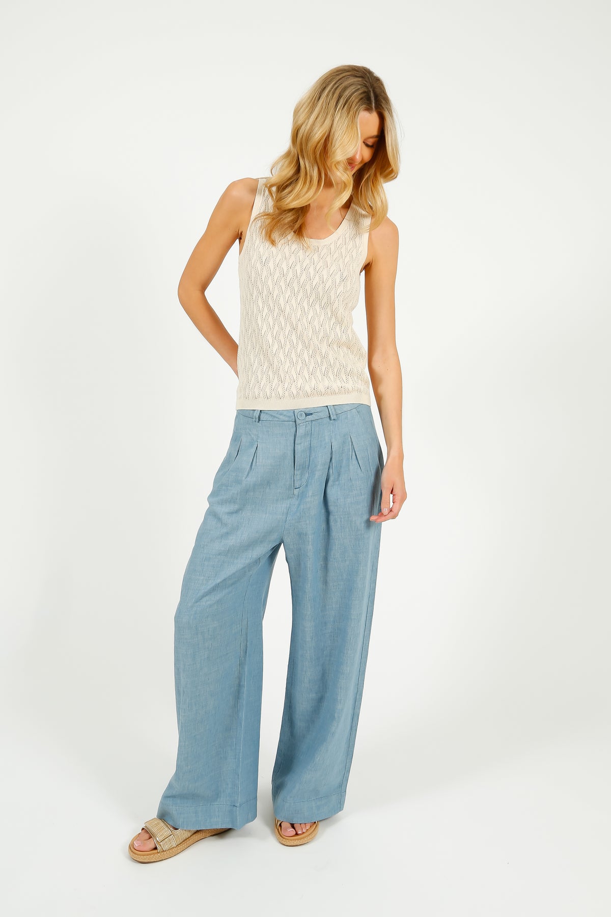 SLF Agny SL Knit Top in Birch