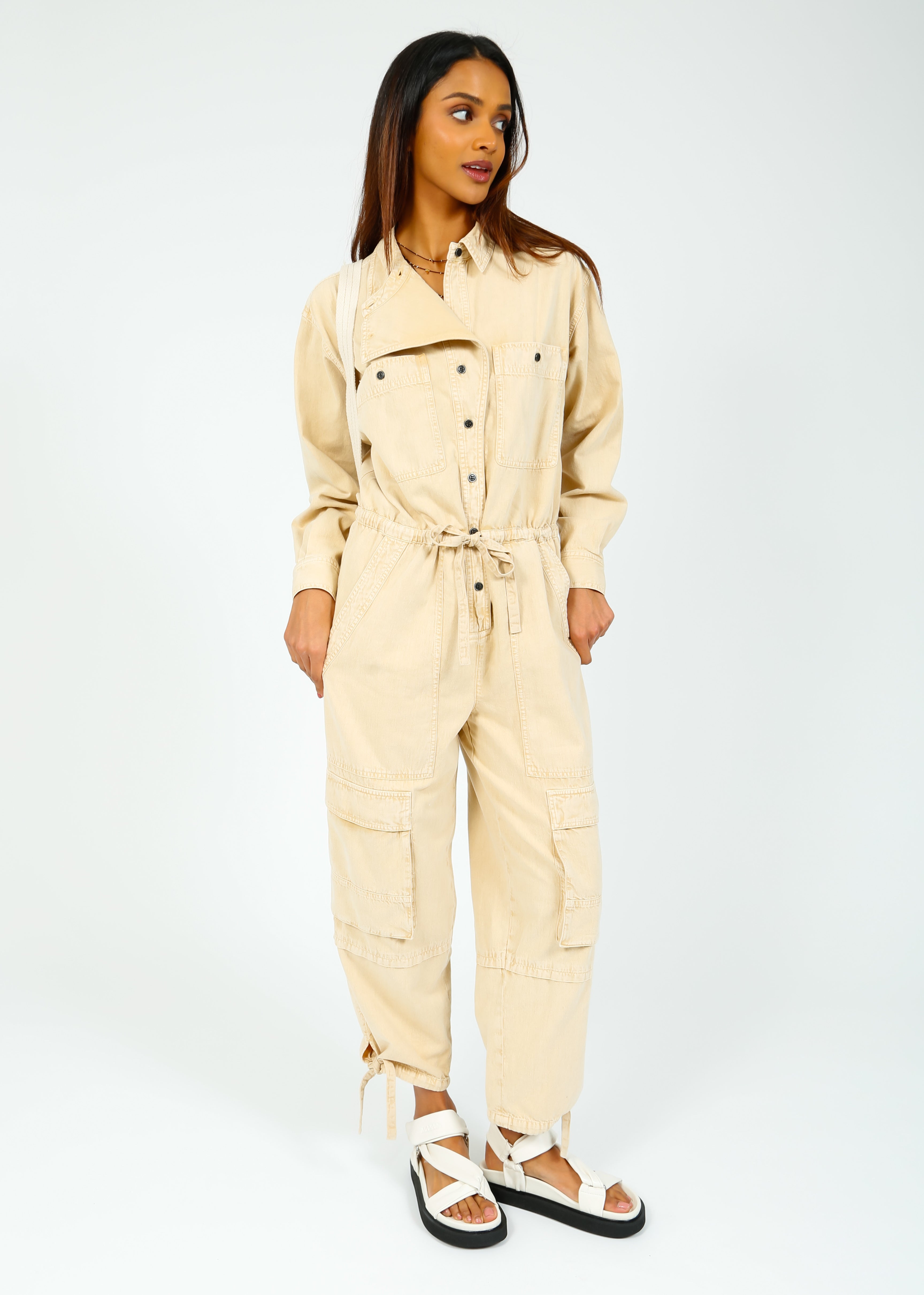 IM Idany Jumpsuit in Sand