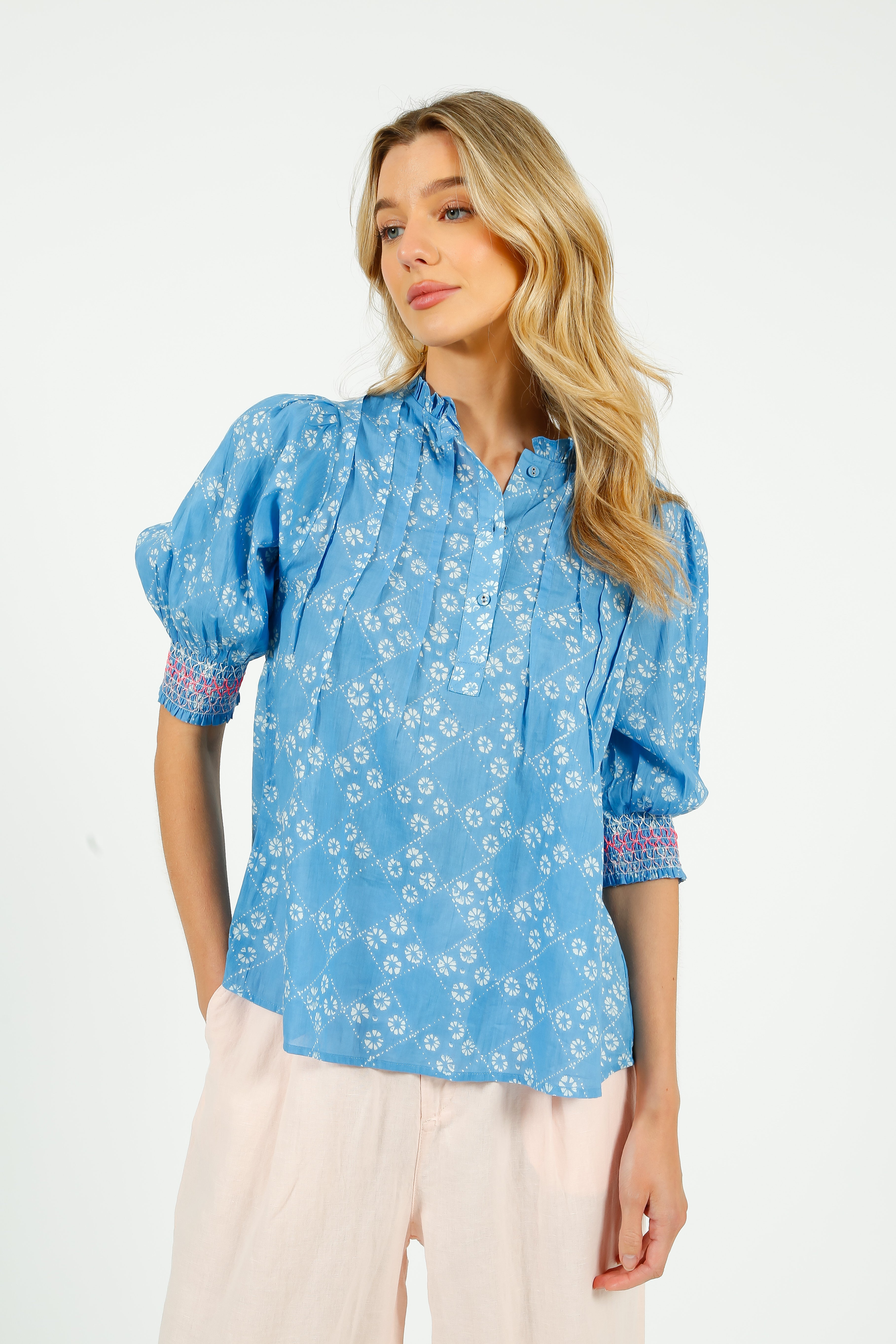 BONTE Loan Shirt in Chalk Blue