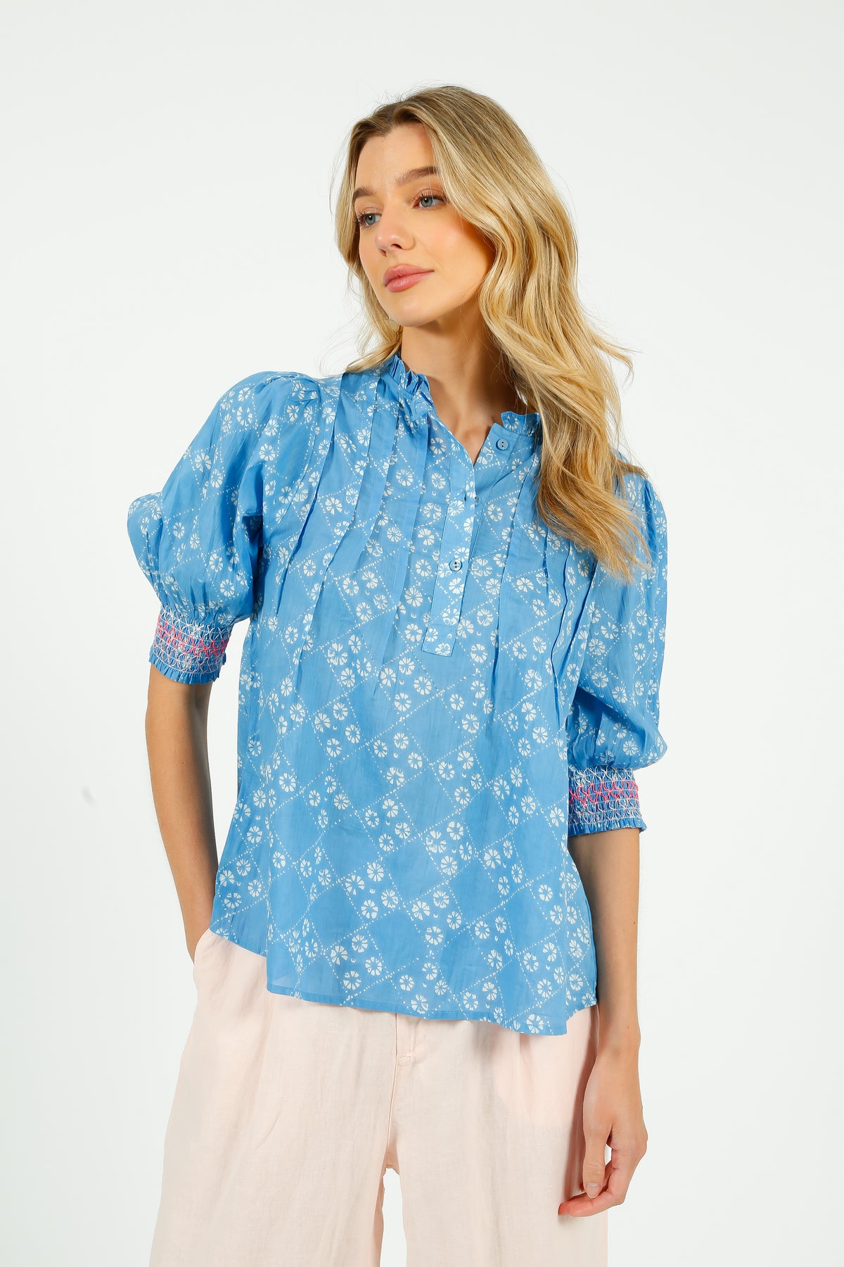 BONTE Loan Shirt in Chalk Blue