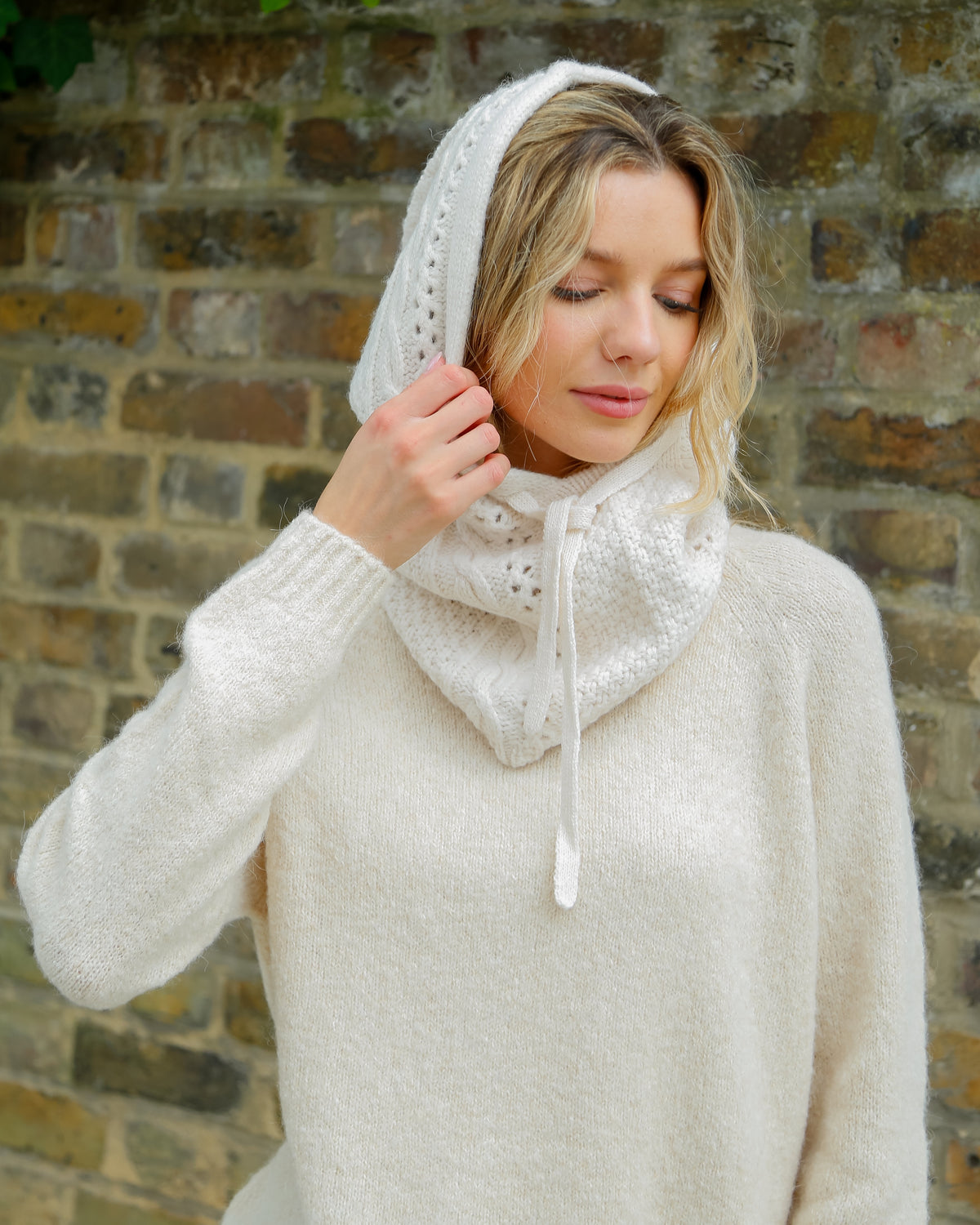 Louise Misha Abinou Hood in Cream