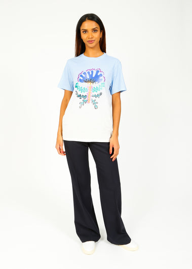 IM Zewel Tee in Light Blue
