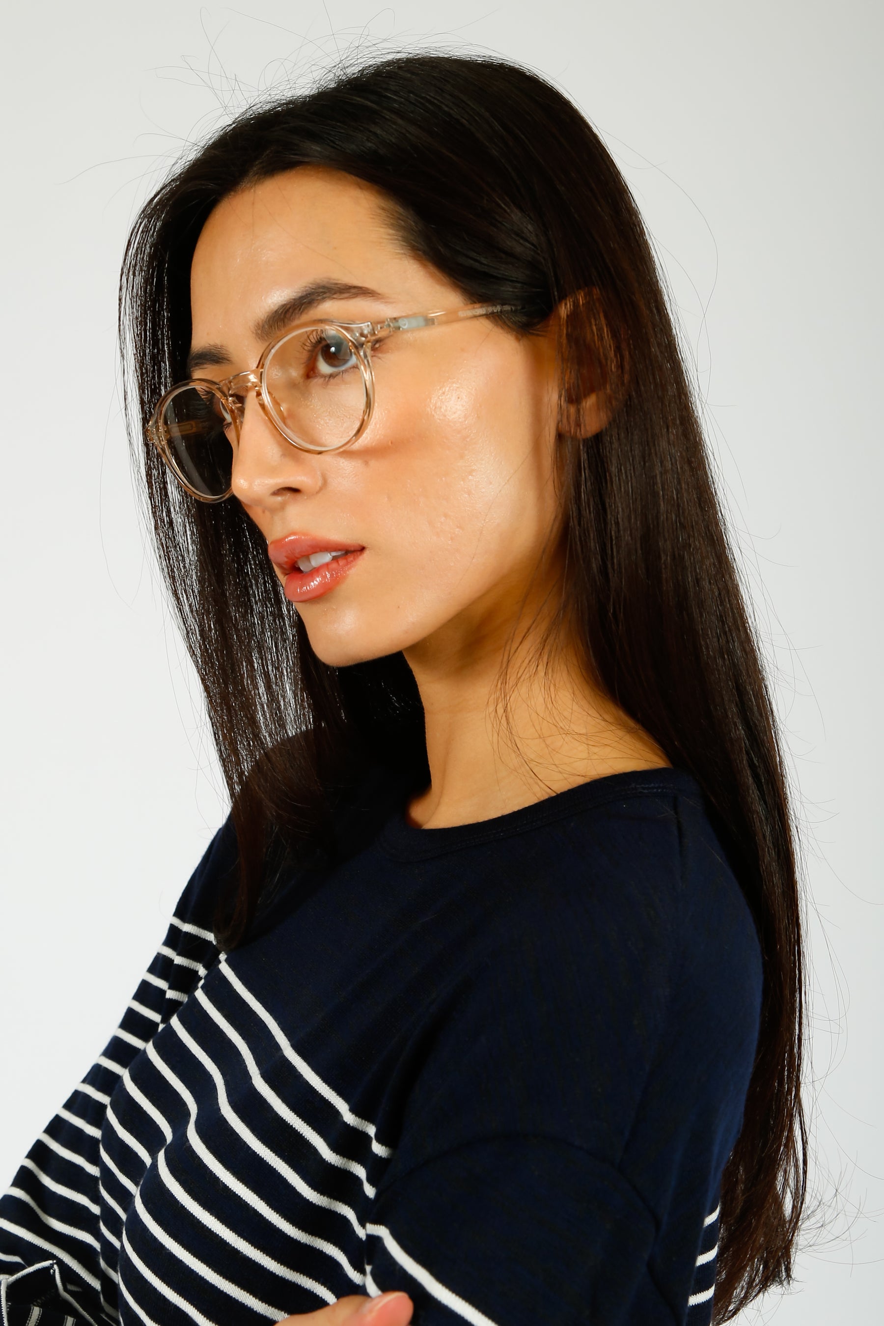 IZIPIZI Reading Glasses #D in Paper Note Beige