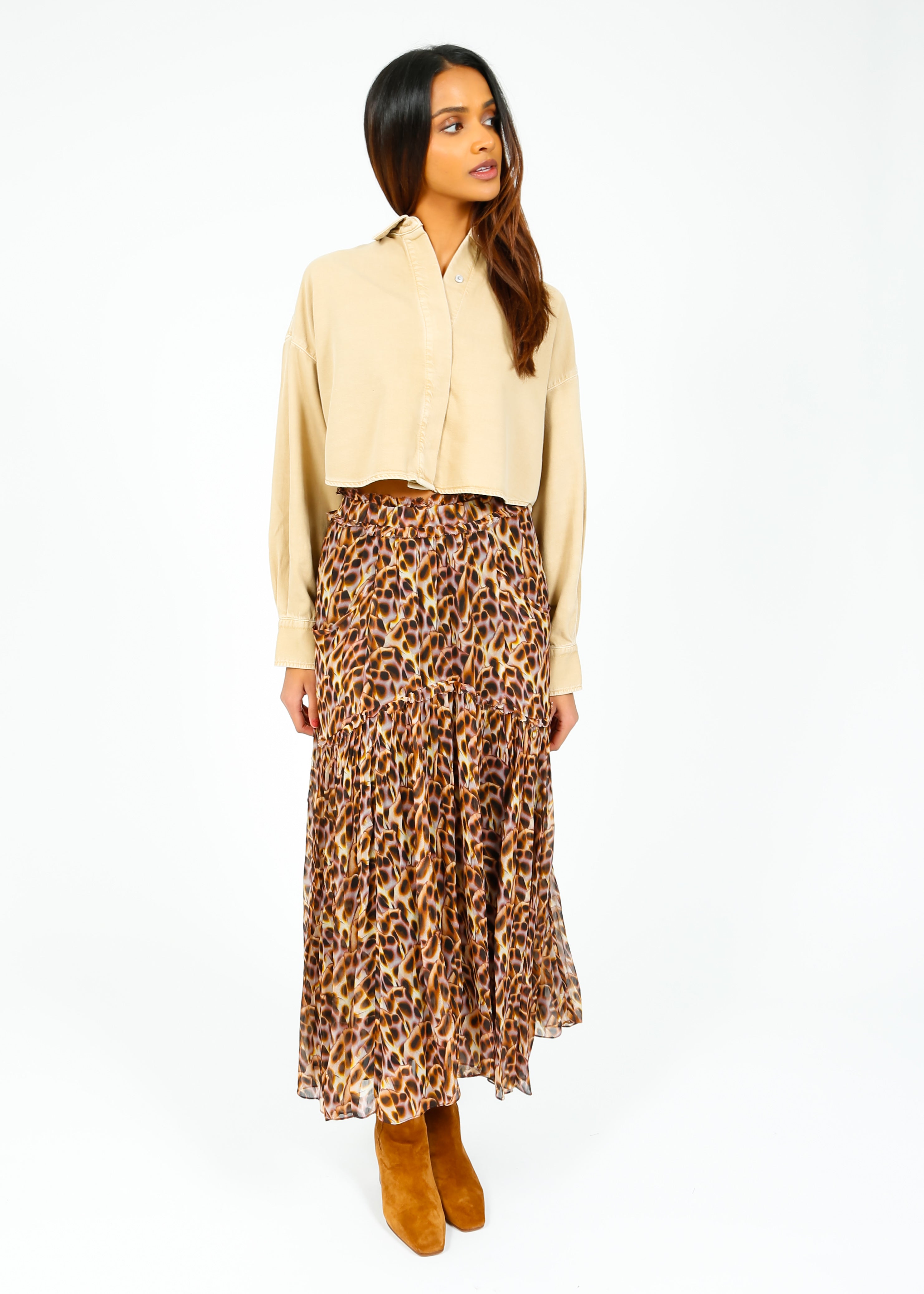R&B Ultra Featherweight Beatrice Cropped Shirt