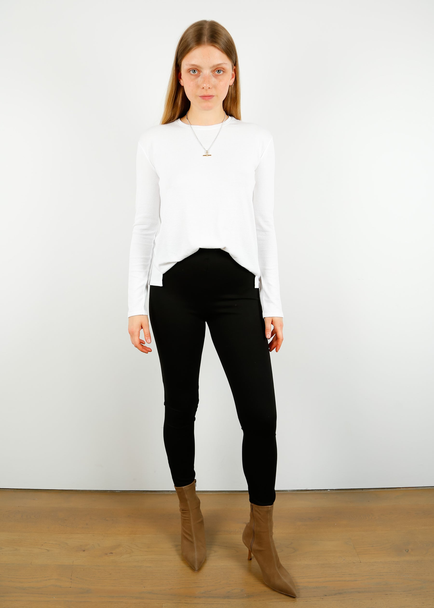Rag & Bone The Knit Long Sleeve Top in White