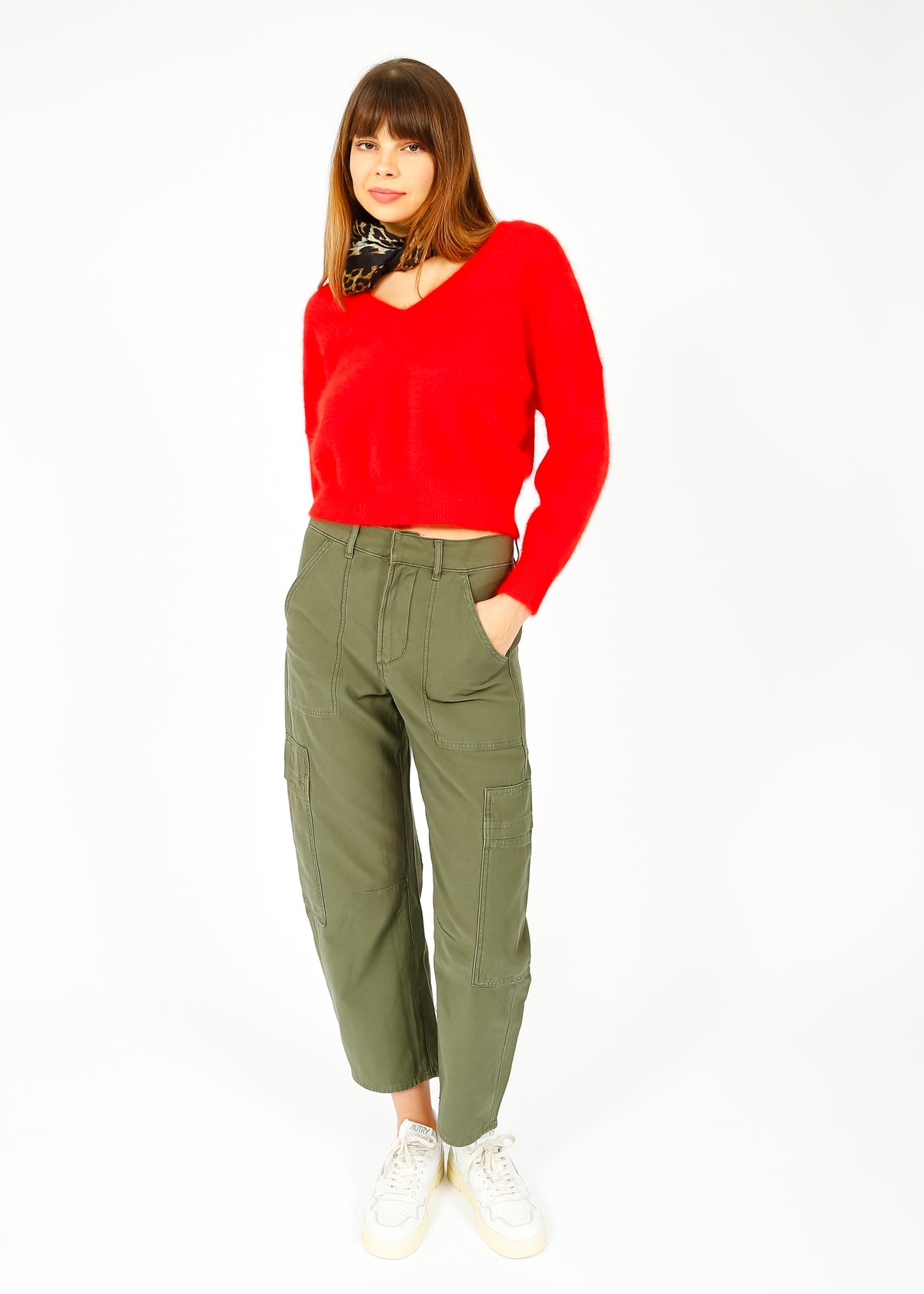 COH Marcelle Low Slung Cargo in Khaki