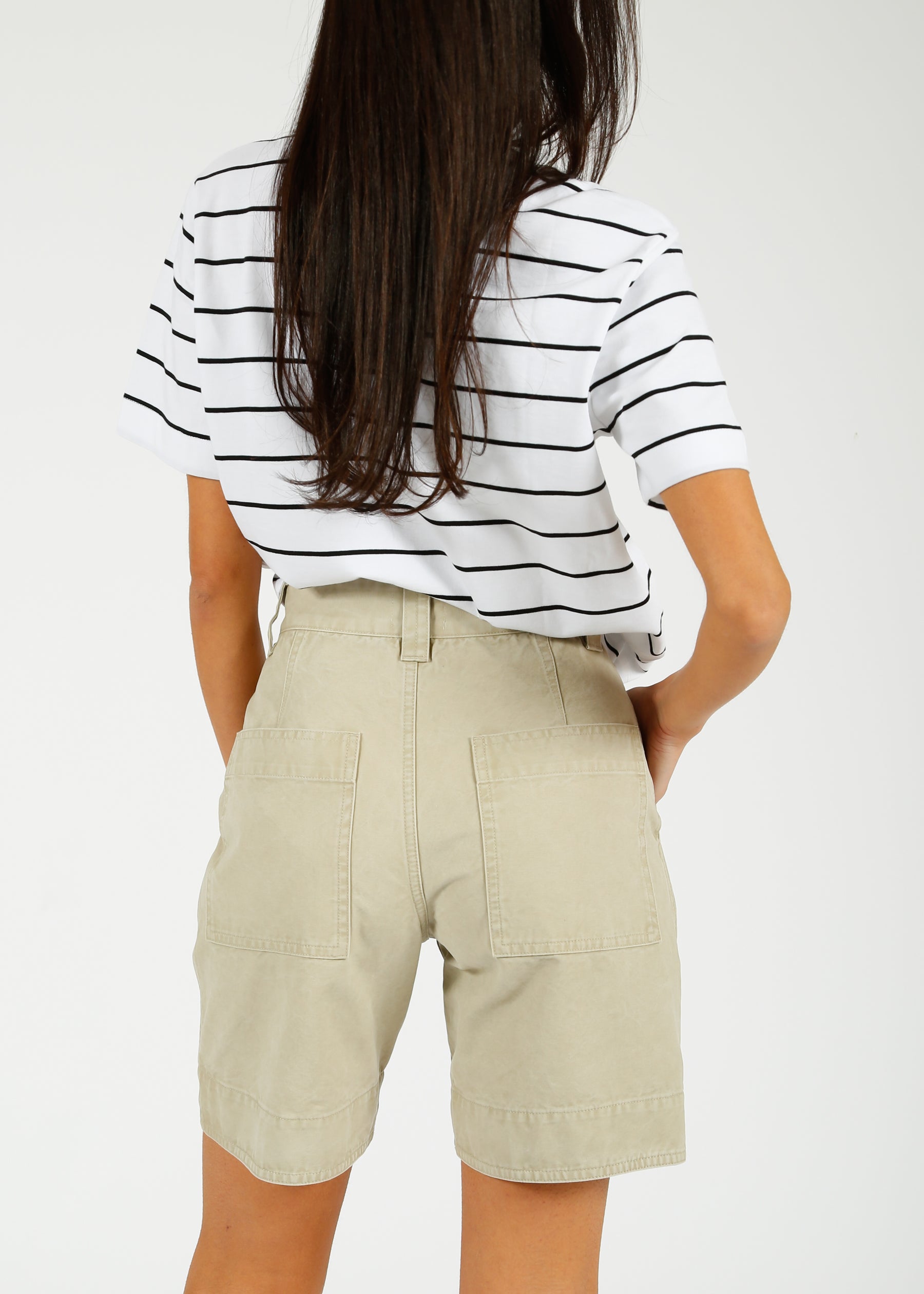 Marant Etoile Katja Shorts in Ecru