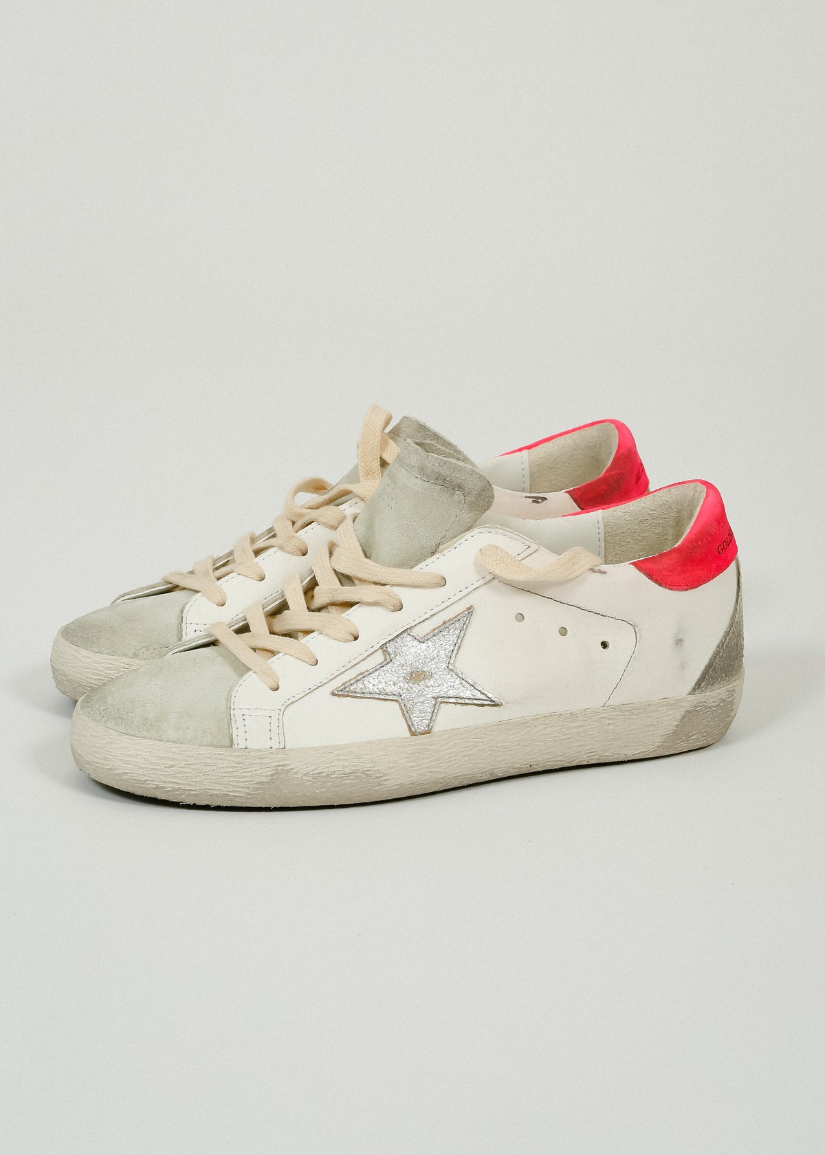 GG Super Star in White, Ice, Lobster Fluro