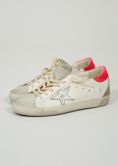 GG Super Star in White, Ice, Lobster Fluro