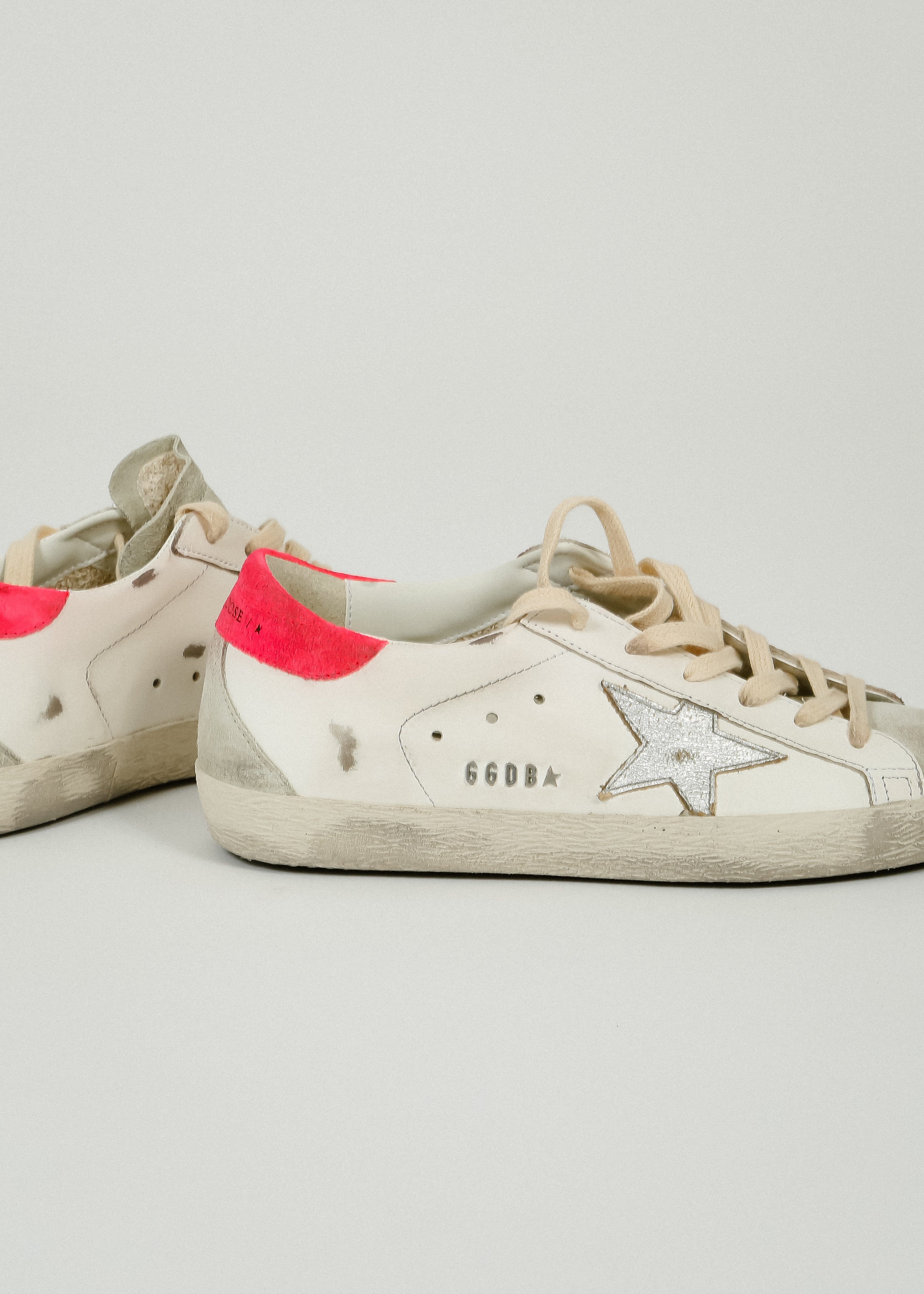 GG Super Star in White, Ice, Lobster Fluro