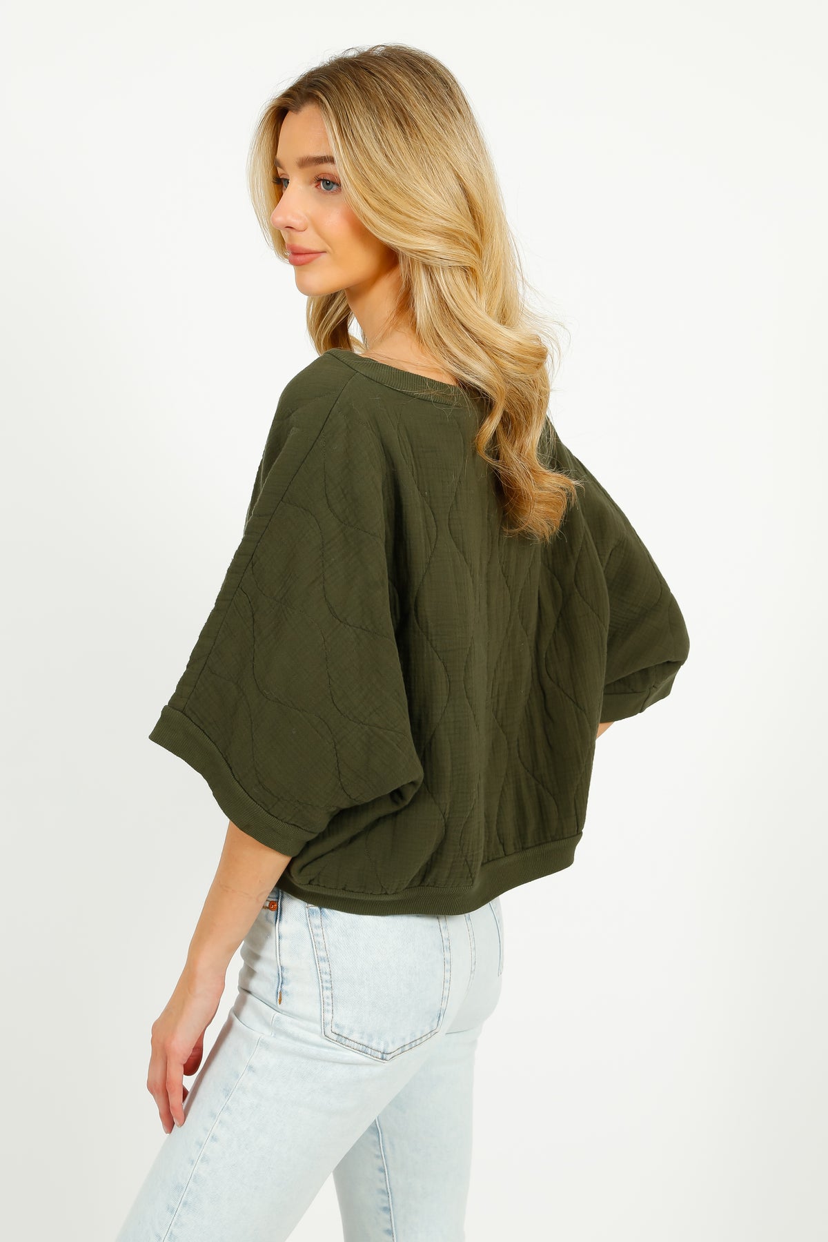 AOKYANOS Seattle SS Top in Khaki