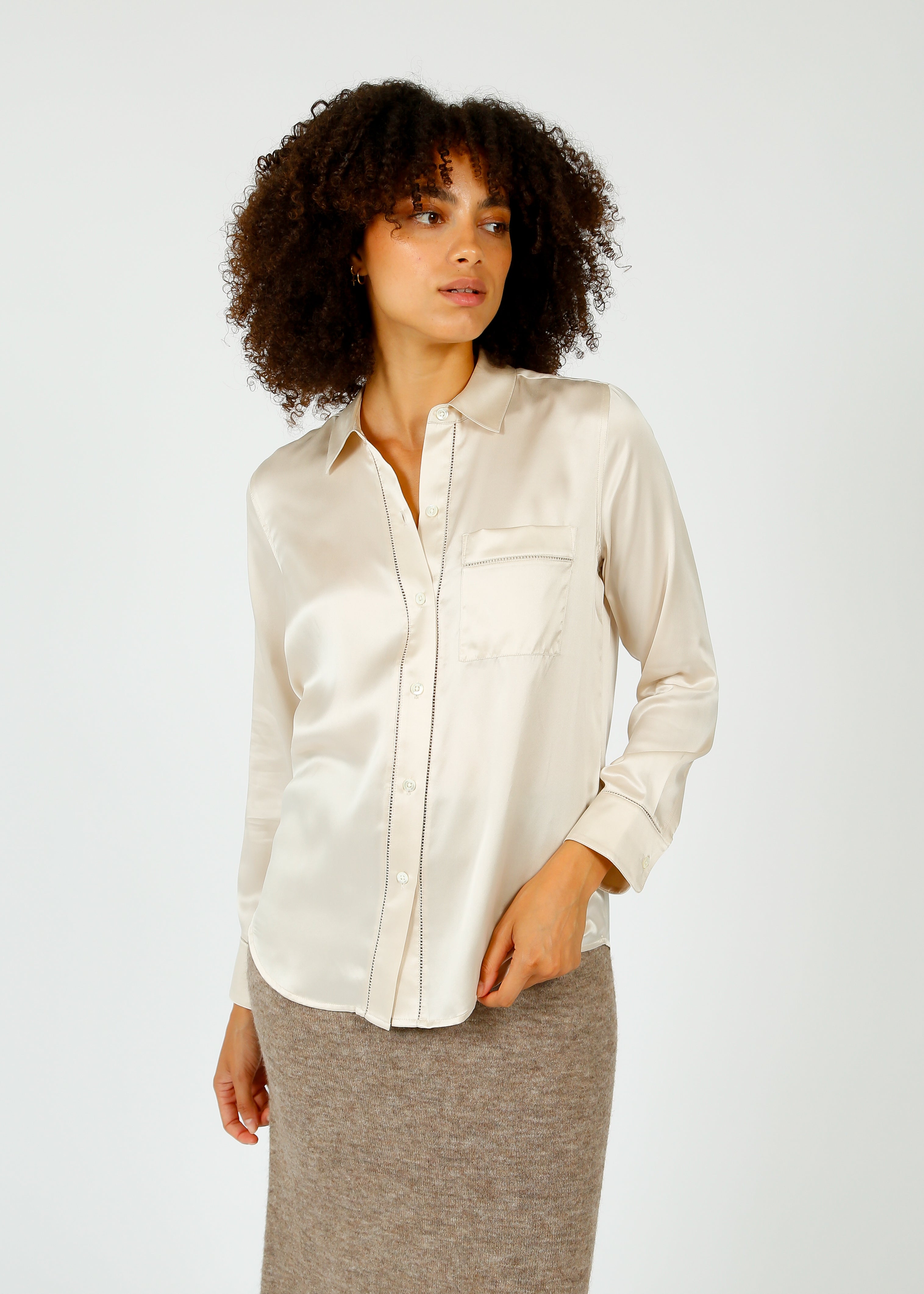 RAILS Oak Shirt in Moonbeam