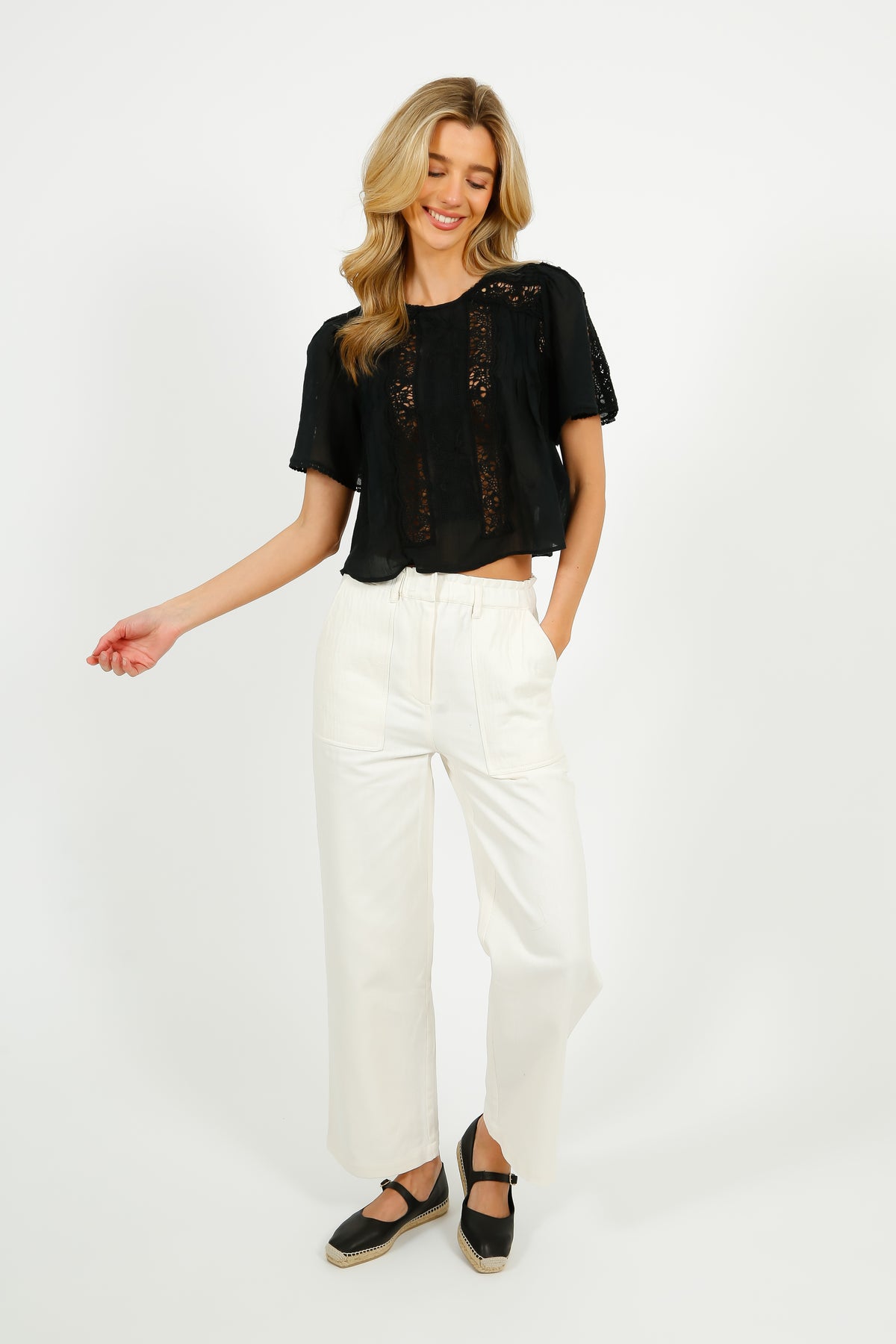 LM Ingrid Blouse in Black