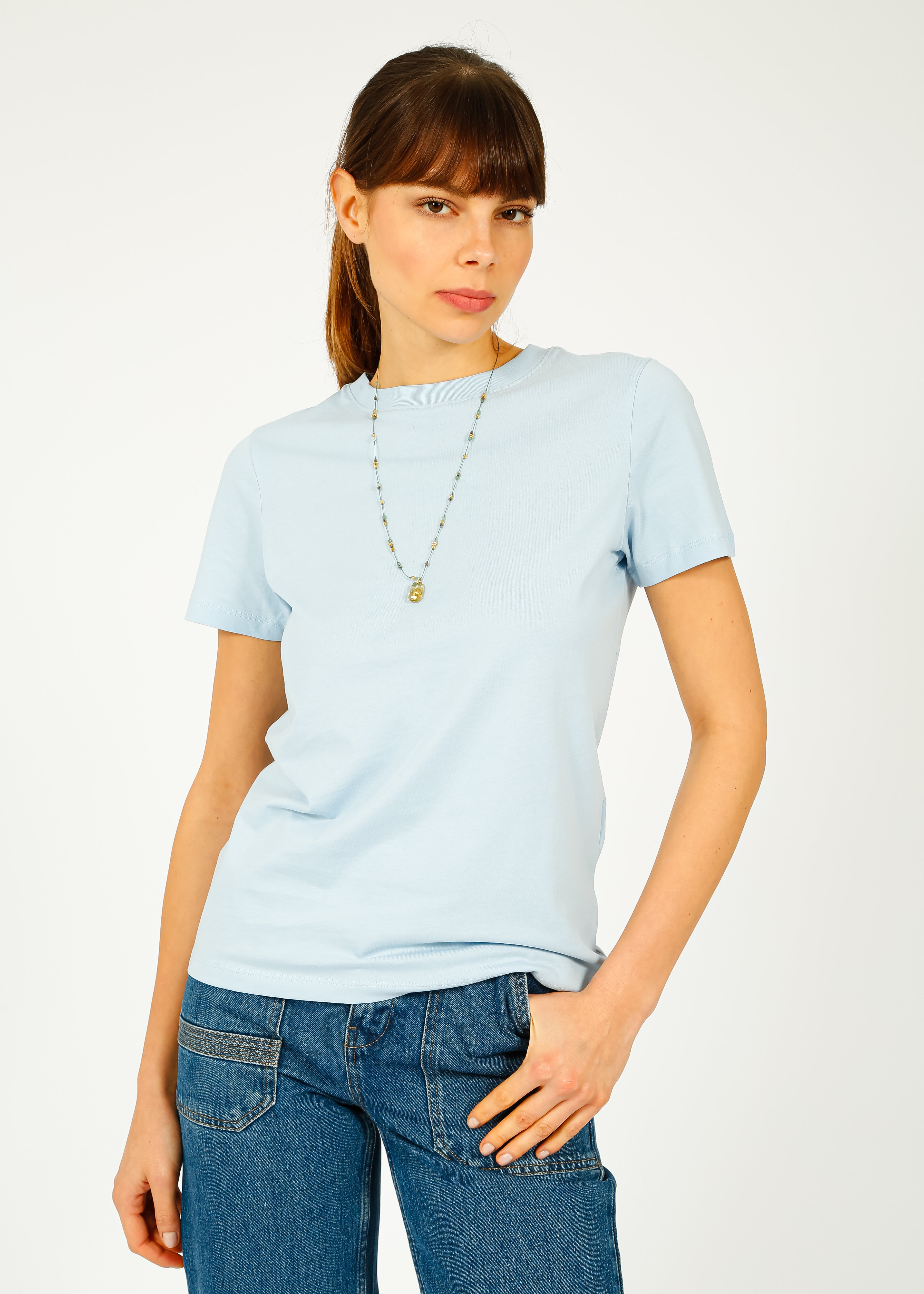 SLF Essential SS Tee in Cashmere Blue