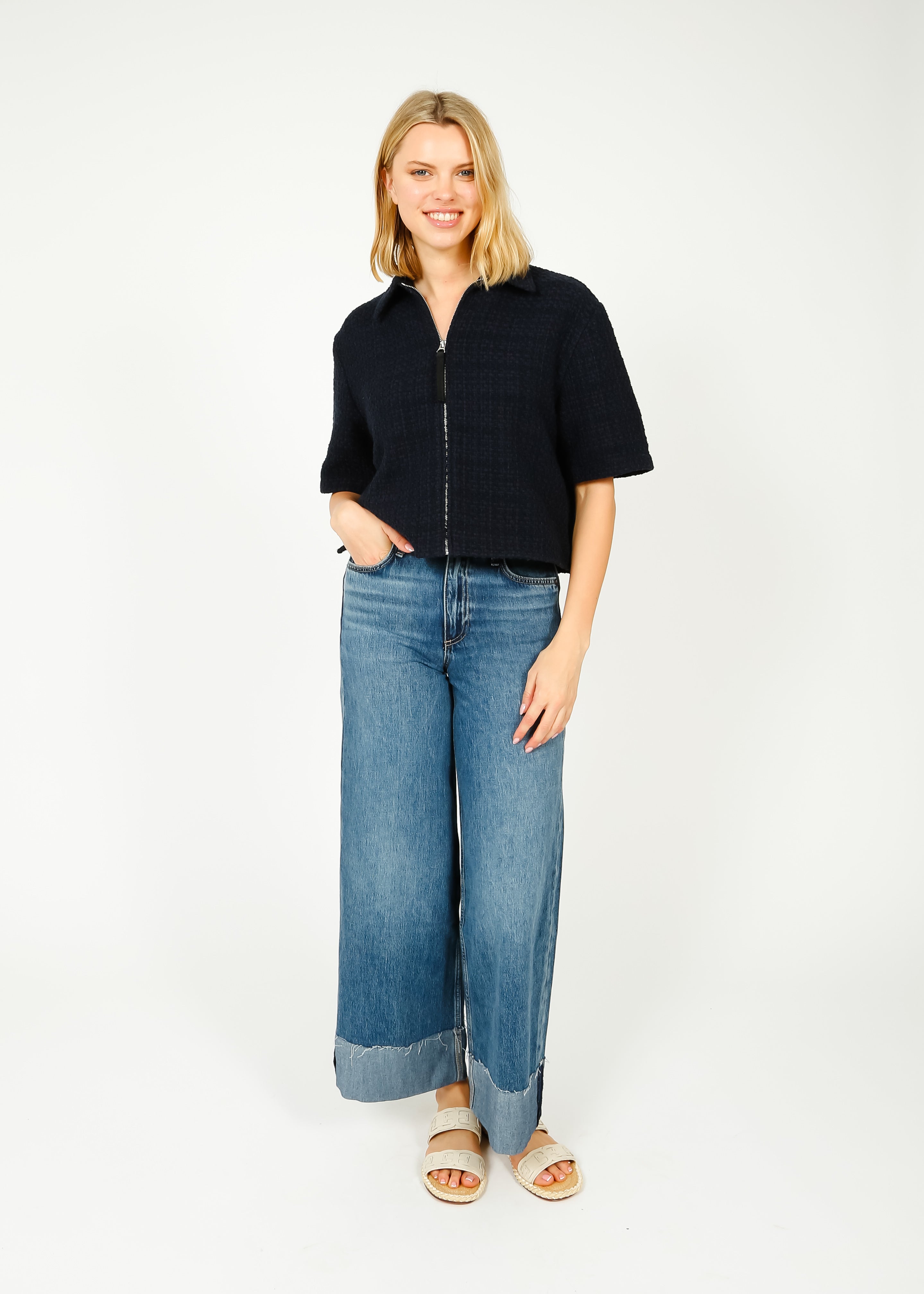 R&B Junie Italian Tweed Top