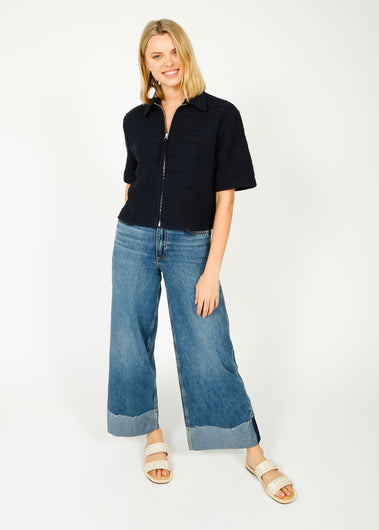 R&B Sofie Crop Cuff Jean in Pebbles