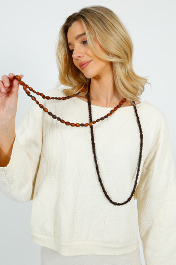 AOKYANOS Memphis LS Top in Cream