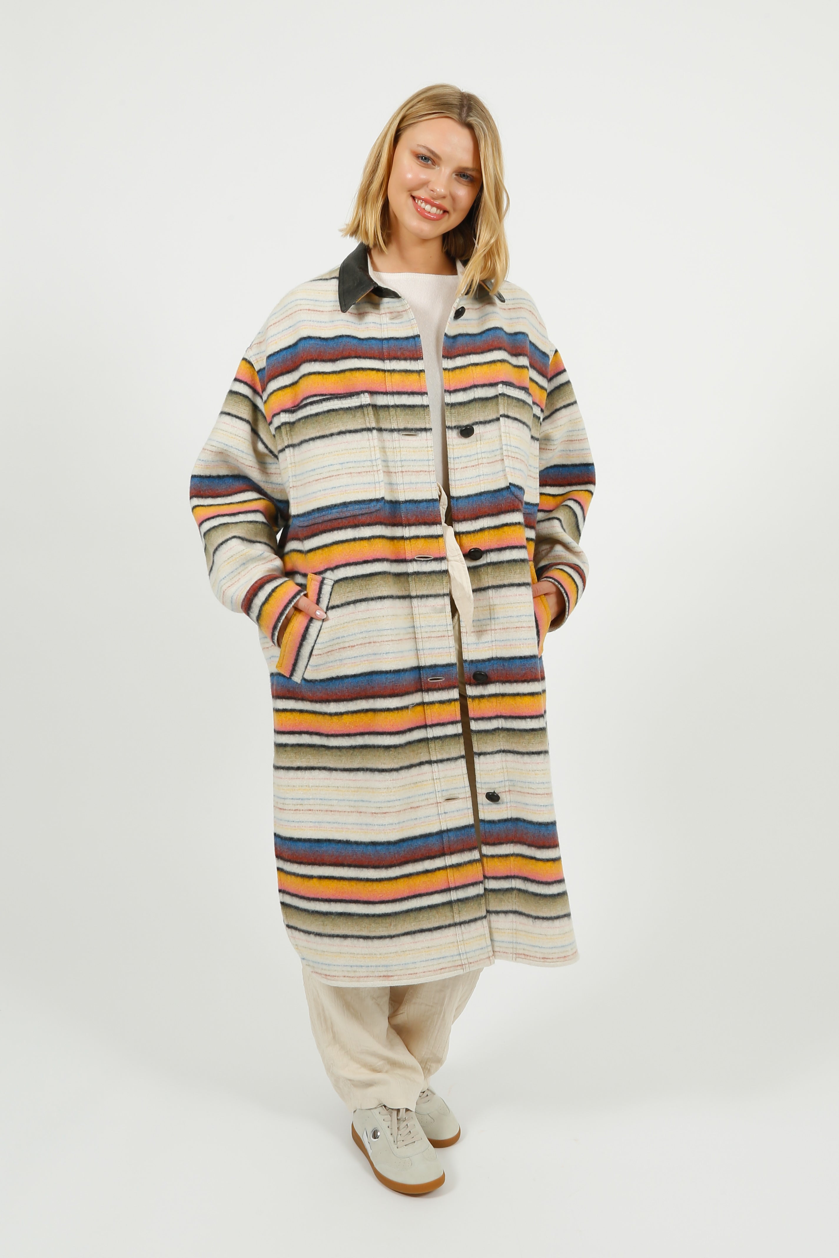 Marant Etoile Djila Coat in Multi