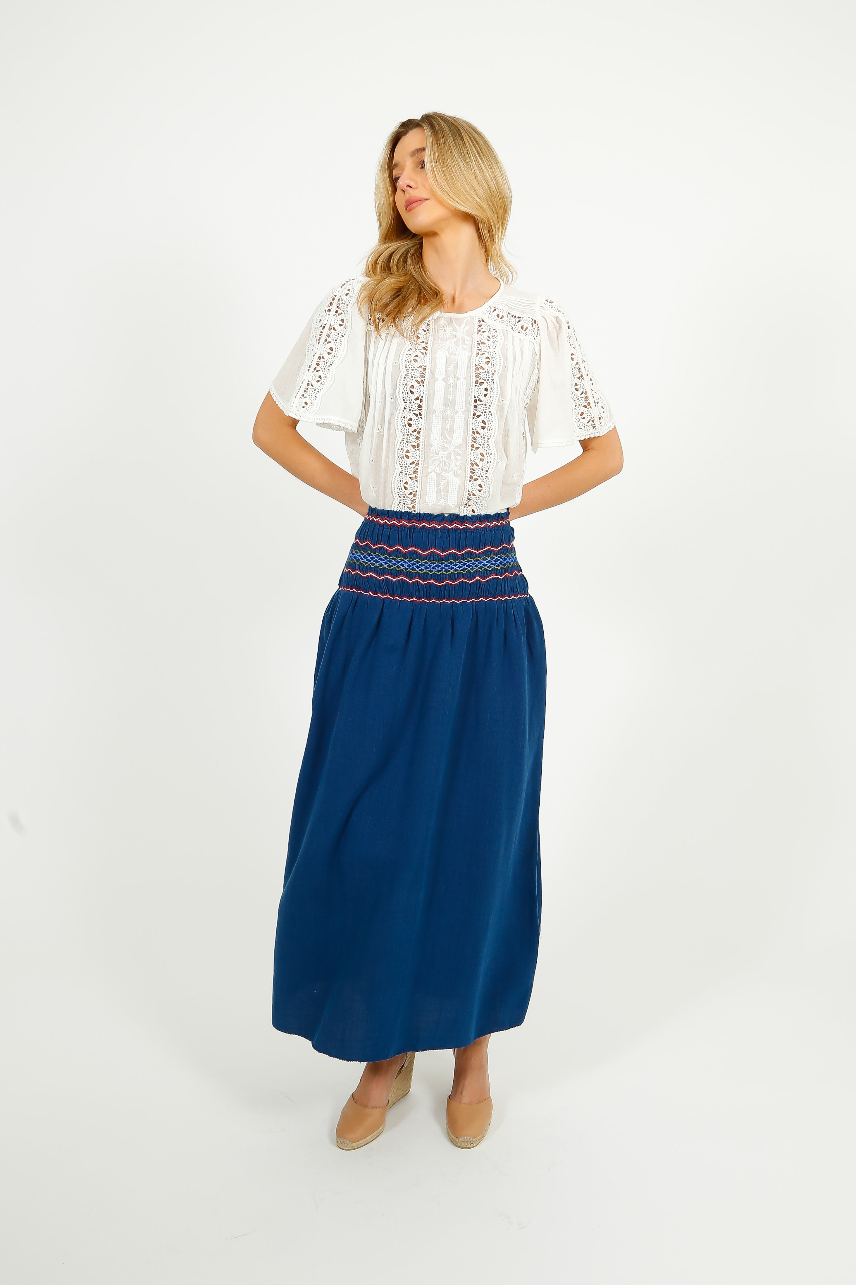 BR Cayenne Skirt in Indigo