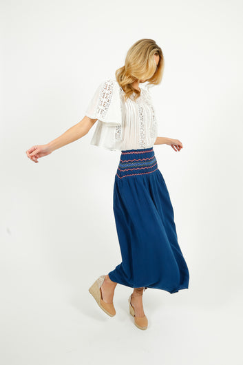 BR Cayenne Skirt in Indigo