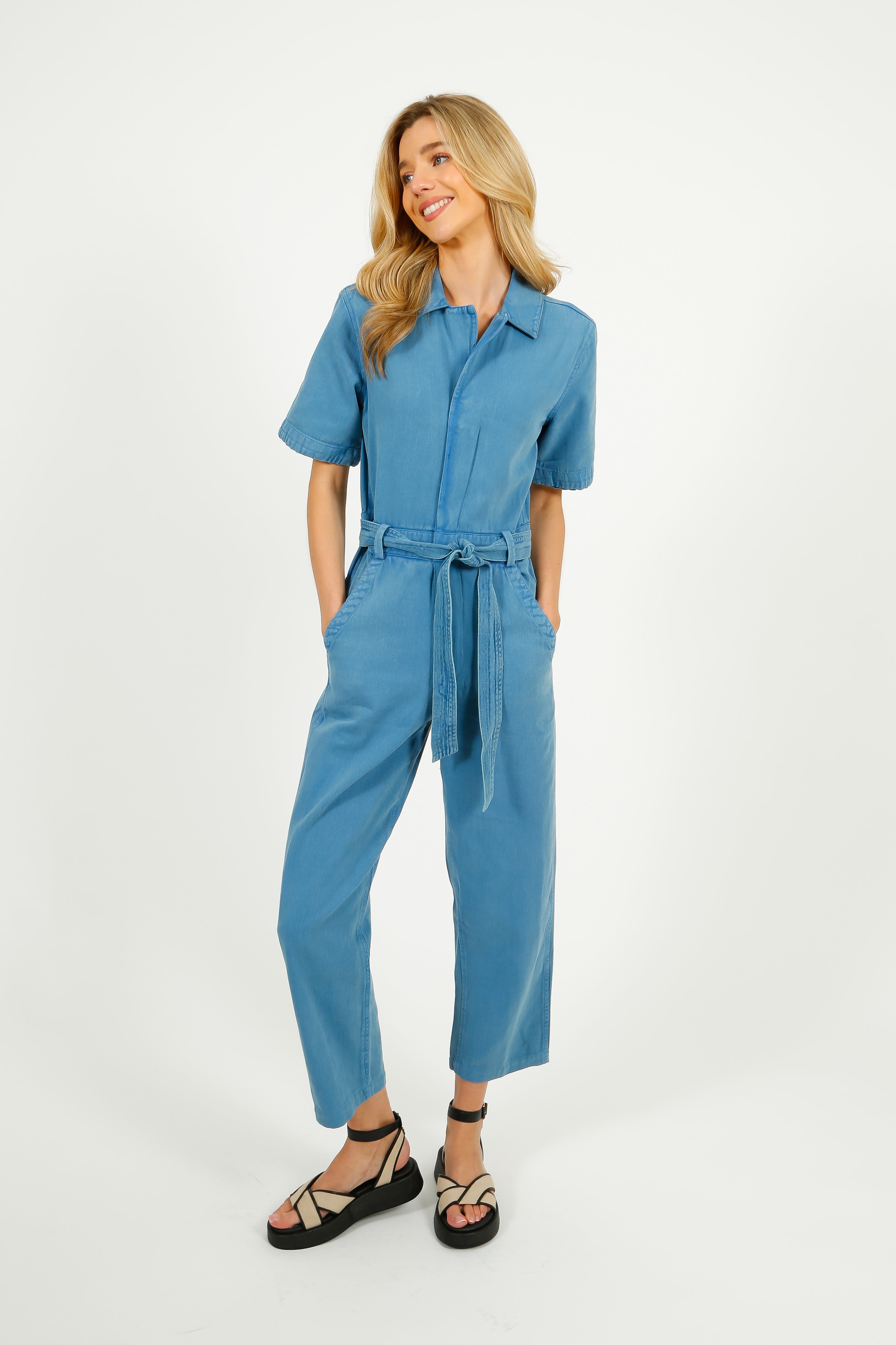 LM Sylvyne Jumpsuit in Stone Blue