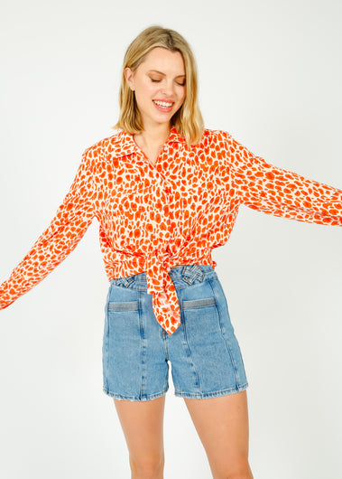 PPL Gail Shirt in Leo 05 Orange Leo