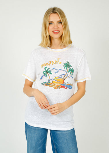 IM Zewel Tee In White