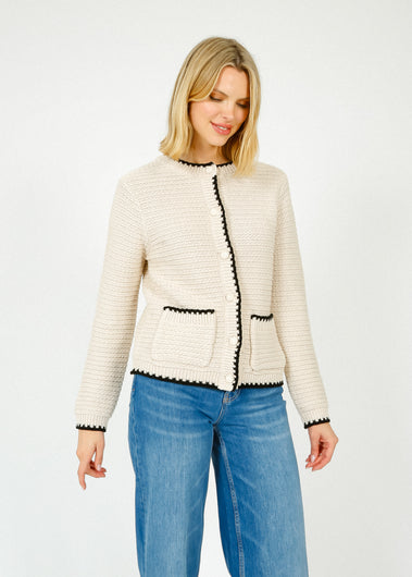 SLF Jilli Knit Cardi in Birch