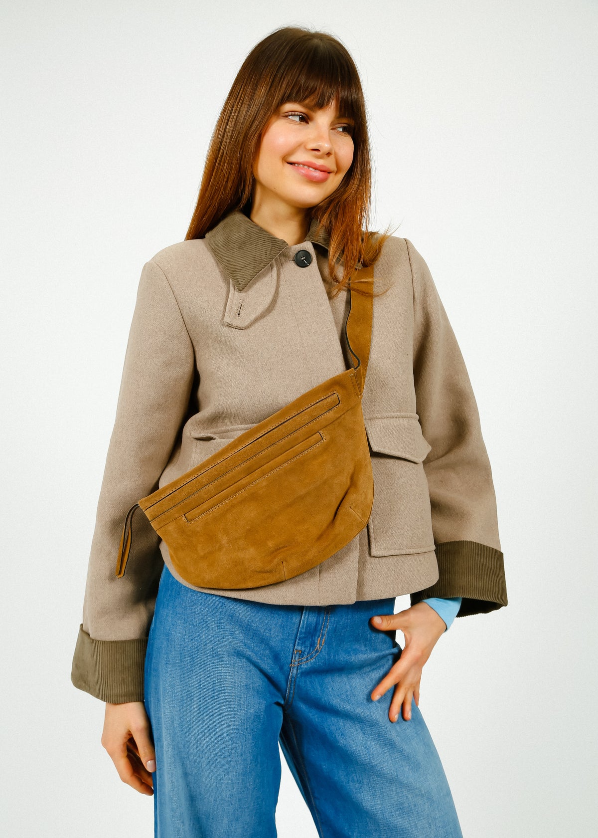 SLF Ashley Wool Jacket in Greige