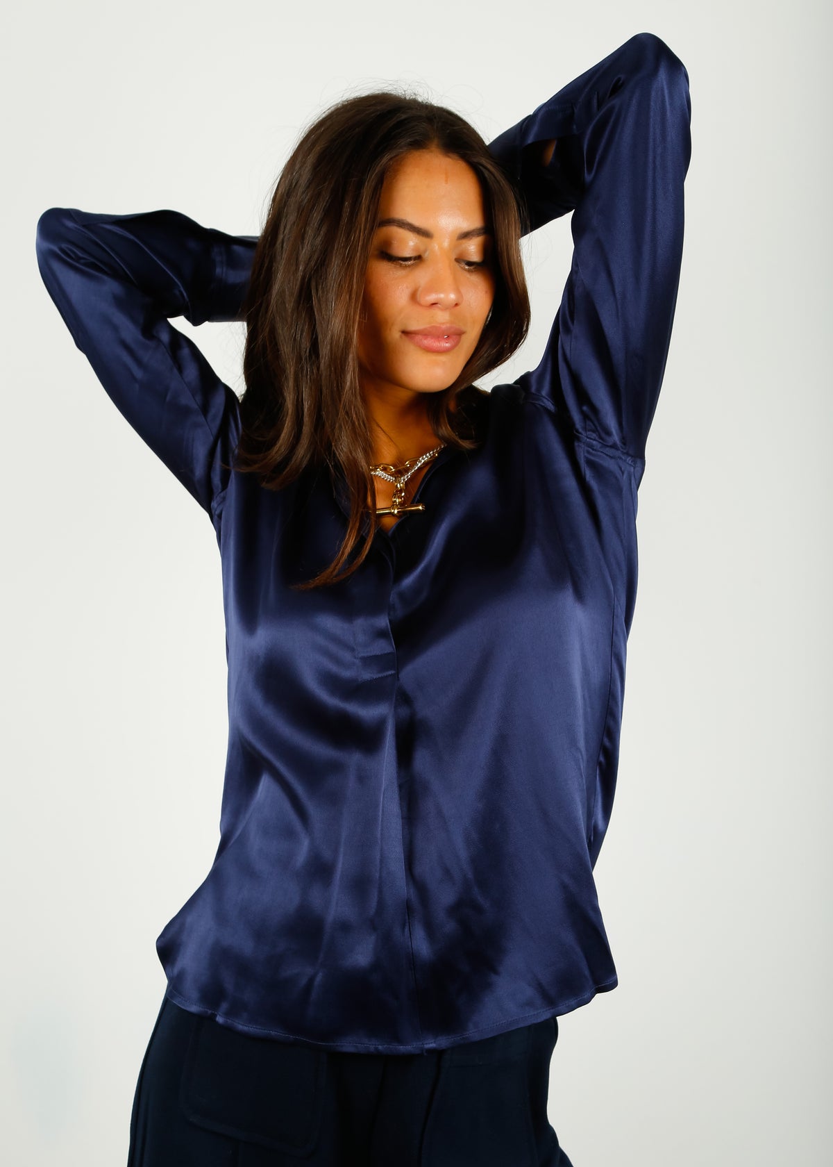 RAILS Nissa Shirt in Navy
