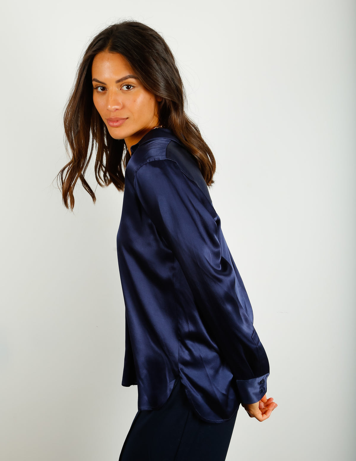 RAILS Nissa Shirt in Navy