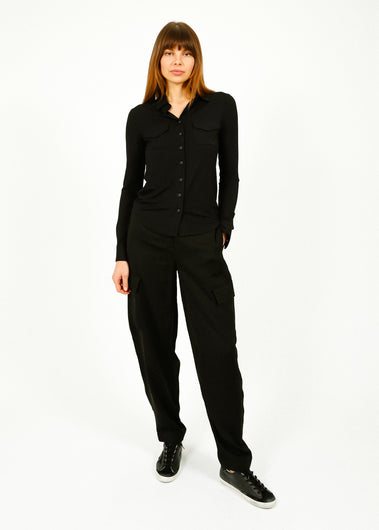 R&B Luca Shirt in Black