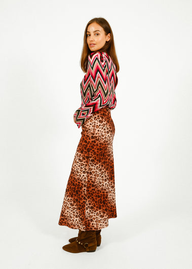 Primrose Park Rea Skirt in Leopard