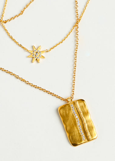 LH Elvis Short Necklace in White