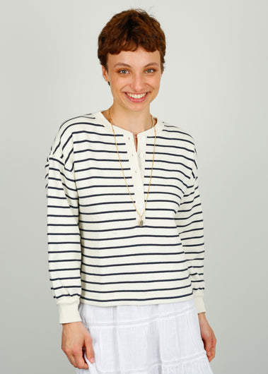 RAILS Joan Top in Sailor Stripe Navy