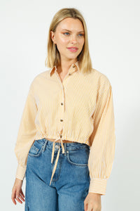 You added <b><u>R&B Georgie Stripe Poplin Shirt in Gold Stripe</u></b> to your cart.