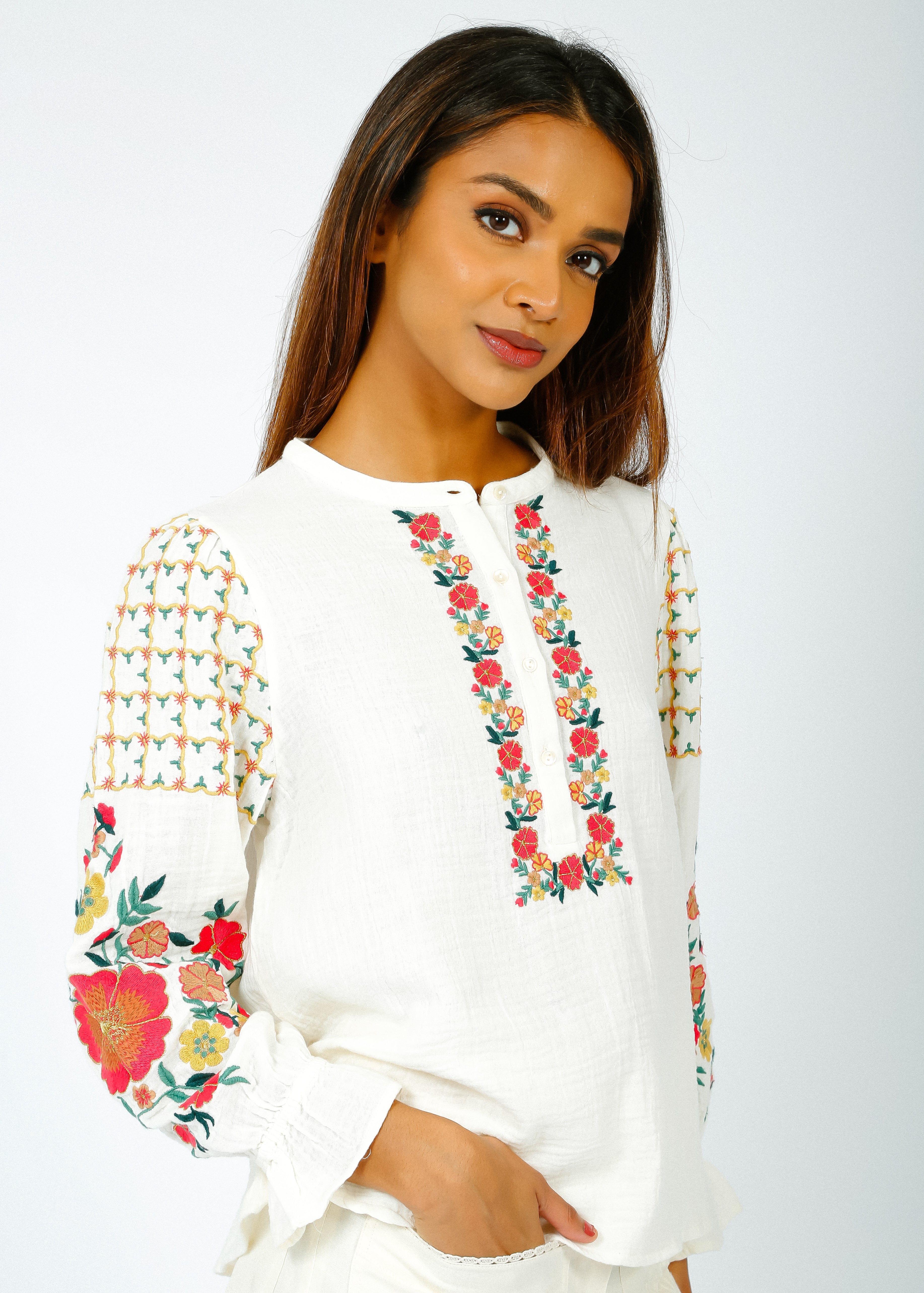 LM Marielle Blouse in Off White